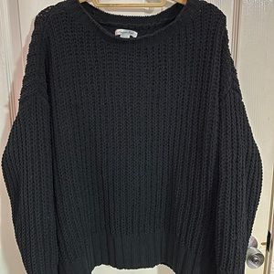 AMERICAN EAGLE, sweater, XS oversized black sweater